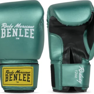 Boxhandschuhe - Benlee Rodney - metallic grün/schwarz, 12 oz