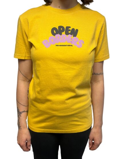 T-Shirt - open borders – Bild 3